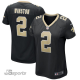 #2 Jameis Winston New Orleans Saints Women's Black Game Jersey