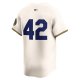 Men's Milwaukee Brewers  Nike Cream 2024 Jackie Robinson Day Home Limited Jersey