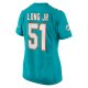 Women's Miami Dolphins David Long Jr. Nike Aqua Game Jersey