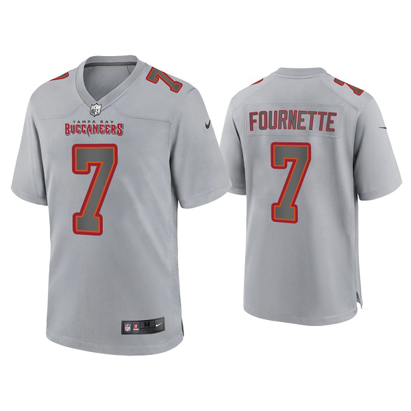 Men's Tampa Bay Buccaneers Leonard Fournette Gray Atmosphere Fashion Game Jersey