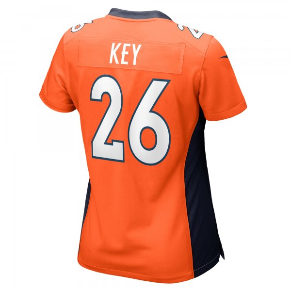 Women's Denver Broncos Devon Key Nike  Orange Team Game Jersey