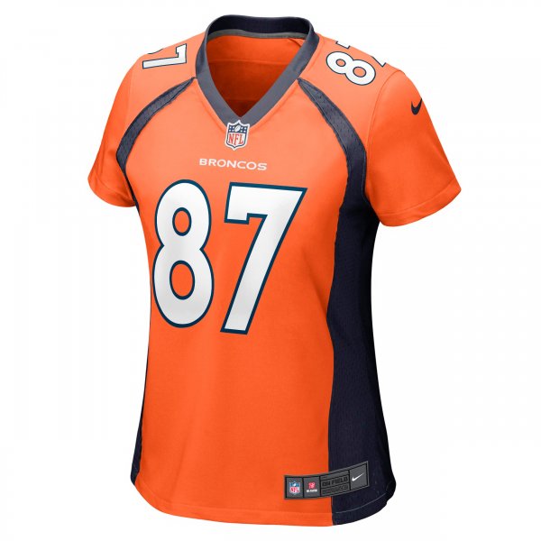 Women's Denver Broncos Ed McCaffrey Nike Orange Game Retired Player Jersey