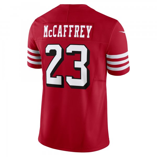 Men's San Francisco 49ers Christian McCaffrey Nike Scarlet Vapor F.U.S.E. Limited Jersey