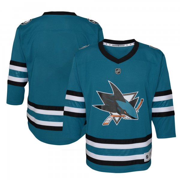 Youth San Jose Sharks Teal Replica Jersey