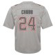 Youth Cleveland Browns Nick Chubb Nike Gray Atmosphere Game Jersey