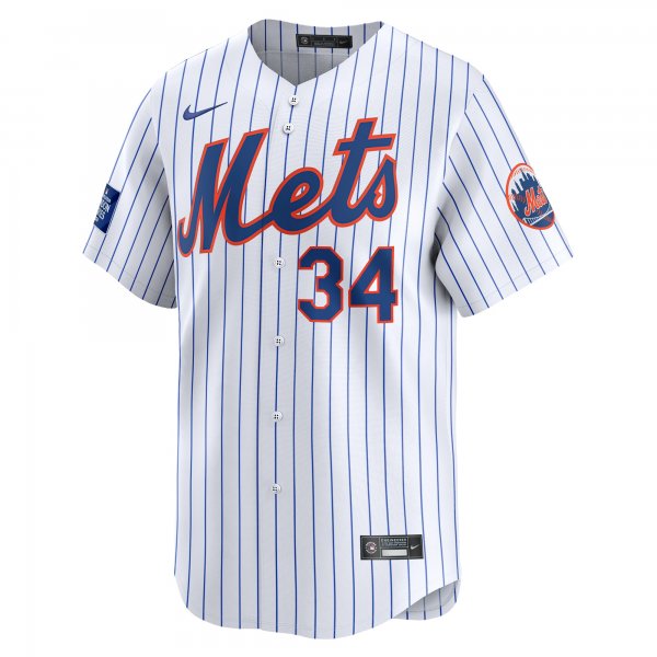 Men's New York Mets Kodai Senga Nike White 2024 MLB World Tour London Series Home Limited Player Jersey