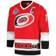 Men's Carolina Hurricanes Rod Brind'Amour Mitchell & Ness Red  2005/06 Captain Patch Blue Line Player Jersey