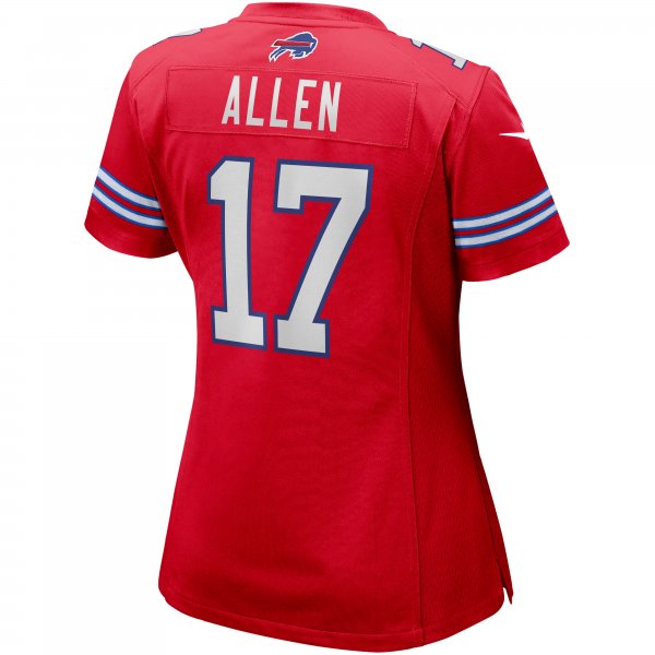 Women's Buffalo Bills Josh Allen Nike Red Alternate Game Player Jersey