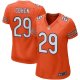 Women's Chicago Bears Tarik Cohen Nike Orange Game Jersey