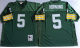 Mitchell And Ness 1966 Green Bay Packers #5 Paul Hornung Green Throwback Stitched NFL Jersey