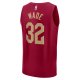 Youth Cleveland Cavaliers Dean Wade Fanatics Wine Fast Break Player Jersey - Icon Edition