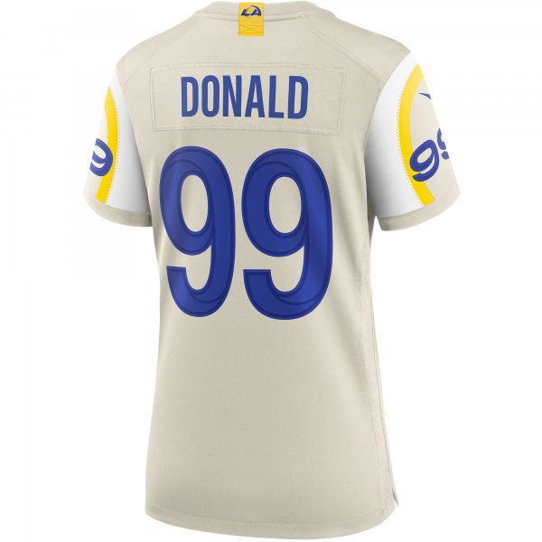 Women's Los Angeles Rams Aaron Donald Nike Bone Player Game Jersey