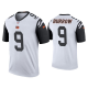 Men's Cincinnati Bengals #9 Joe Burrow Color Rush Legend White Jersey