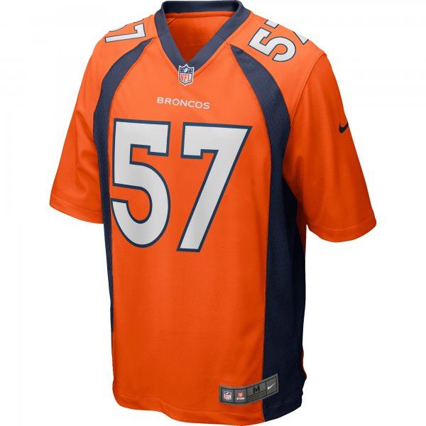 Men's Denver Broncos Tom Jackson Nike Orange Game Retired Player Jersey