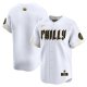 Men's Philadelphia Phillies 2024 White Gold City Connect Philly Team Limited All Stitched Jersey