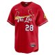 Men's St. Louis Cardinals Nolan Arenado Nike Red 2024 City Connect Limited Player Jersey