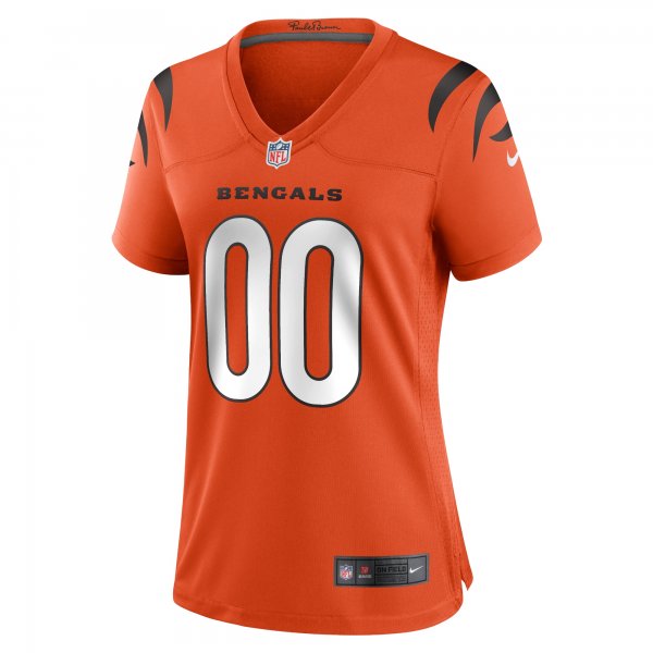 Women's Cincinnati Bengals Nike Orange Alternate Game Custom Jersey