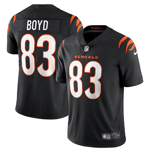 Men's Cincinnati Bengals #83 Tyler Boyd Vapor Limited Black Jersey