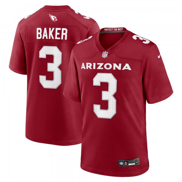 Men's #3 Budda Baker Arizona Cardinals Nike Game Player Jersey