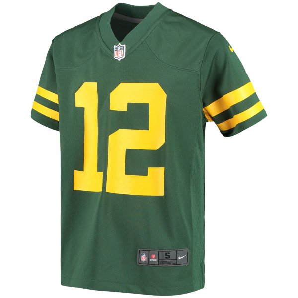 Youth Green Bay Packers Aaron Rodgers Nike Green Game Jersey