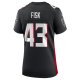 Women's Atlanta Falcons Tucker Fisk Nike Black Player Game Jersey