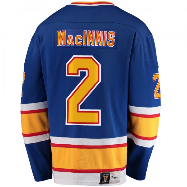 Men's St. Louis Blues Al Macinnis Fanatics Blue Premier Breakaway Retired Player Jersey