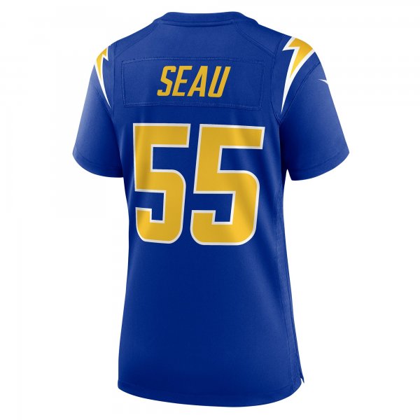 Women's Los Angeles Chargers Junior Seau Nike Royal Retired Game Jersey