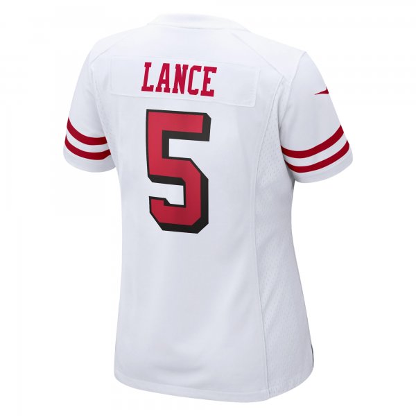 Women's San Francisco 49ers Trey Lance Nike White Player Jersey