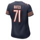 Women's Chicago Bears Ryan Bates Nike  Navy  Game Jersey