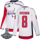 Adidas Washington Capitals #8 Alex Ovechkin White Road Stanley Cup Final Champions Stitched NHL Jersey