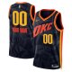 Unisex Oklahoma City Thunder  Nike Navy 2023/24 Custom Swingman Jersey - City Edition