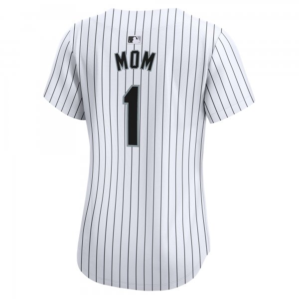 Women's Chicago White Sox Nike White #1 Mom Home Limited Jersey