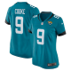 Women's Jacksonville Jaguars #9 Logan Cooke Nike Teal Game Jersey