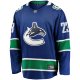 Men's Vancouver Canucks Elias Lindholm Fanatics Blue Home Premier Breakaway Player Jersey