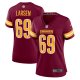 Women's Washington Commanders Tyler Larsen Nike  Burgundy  Game Jersey