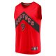 Youth Toronto Raptors RJ Barrett Fanatics Red Fast Break Player Jersey - Icon Edition