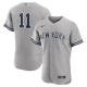 Men's New York Yankees #11 Anthony Volpe Nike Home Flex Base Player Gary Road Jersey