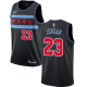 Men's Nike Chicago Bulls #23 Michael Jordan Black Swingman City Edition 2018/19 NBA Jersey