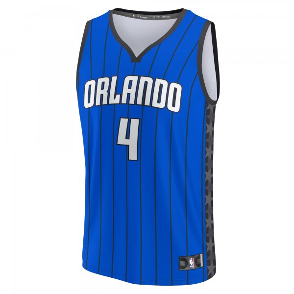 Men's Orlando Magic Jalen Suggs Fanatics Blue Fast Break Replica Player Jersey - Statement Edition