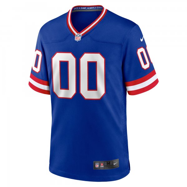 Men's New York Giants Nike Royal Classic Custom Game Jersey