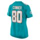 Women's Miami Dolphins Tanner Conner Nike Aqua Home Game Player Jersey