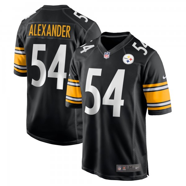 Men's Pittsburgh Steelers Kwon Alexander Nike  Black  Game Jersey