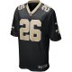 Men's New Orleans Saints Deuce McAllister Nike Black Game Retired Player Jersey