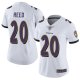 Women's Baltimore Ravens #20 Ed Reed WhiteStitched NFL Vapor Untouchable Limited Jersey