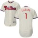 Philadelphia Phillies #1 Richie Ashburn Cream Flexbase Collection Stitched MLB Jersey