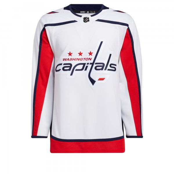 Men's Washington Capitals adidas White Away Primegreen Jersey