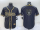 Men's Las Vegas Raiders Blank Black Stitched Baseball Cool Base Jersey