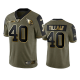 Arizona Cardinals Pat Tillman Olive Gold 2021 Salute To Service Men's Limited NFL Jersey