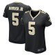 Women's New Orleans Saints Lynn Bowden Jr. Nike  Black Team Game Jersey