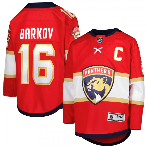 Youth Florida Panthers Aleksander Barkov Red Home Premier Player Jersey